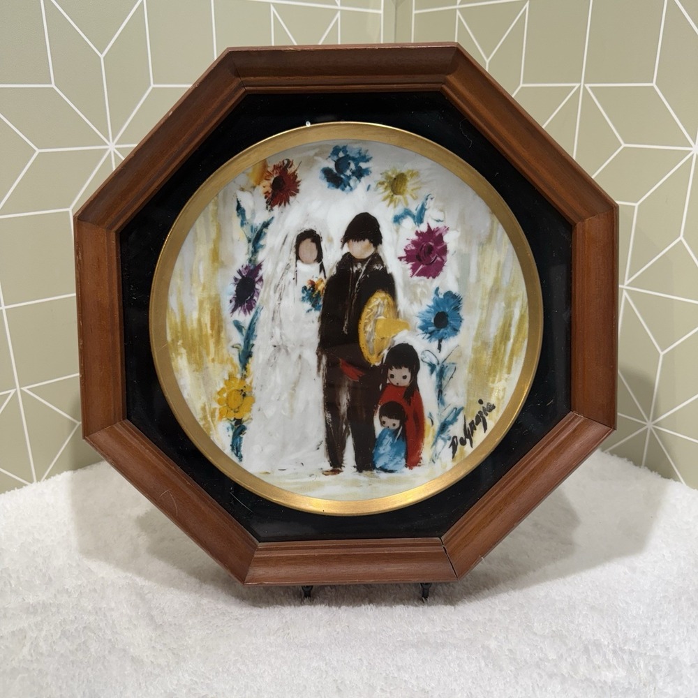 Vintage De Grazia - The Wedding Party Holiday Series Collector‎ Plate - 1988